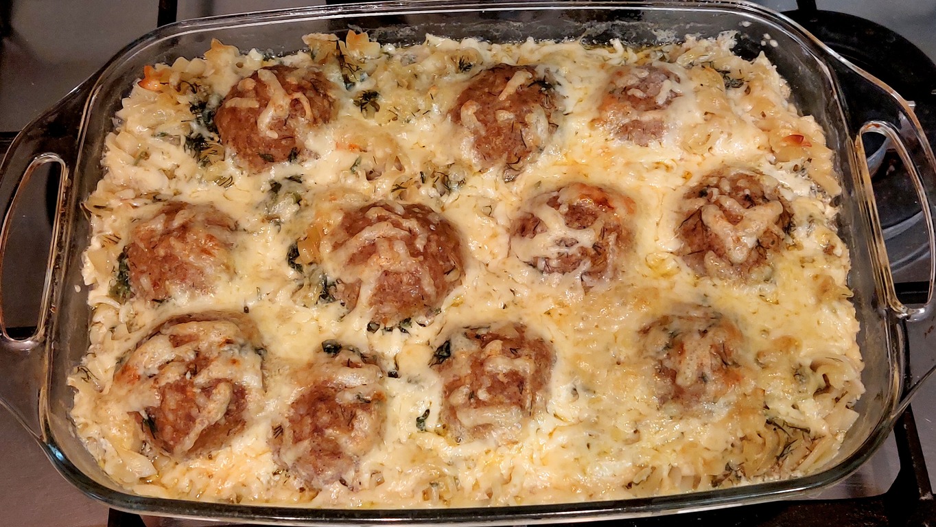 ТЕФТЕЛИ С МАКАРОНАМИ ЗАПЕЧЁННЫЕ В ДУХОВКЕ смотреть онлайн