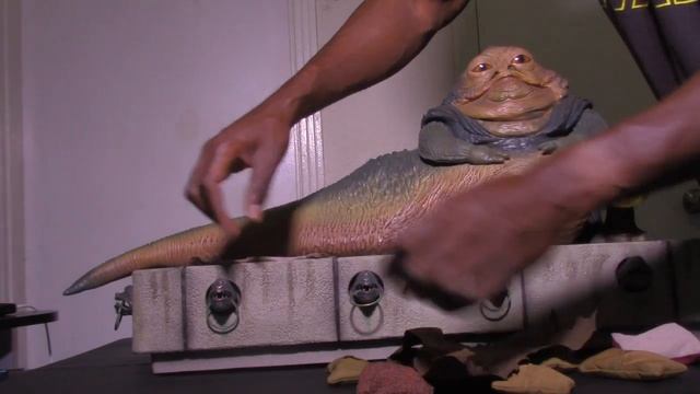 Sideshow Collectibles Star Wars Jabba the Hutt & Throne Deluxe Sixth Scale Figure Review смотреть онлайн