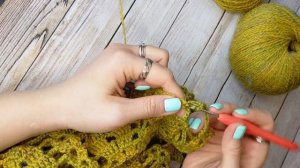 Шаль "Дубовые листья". Часть 4