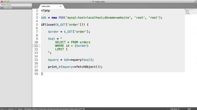 PHP Security: Understanding SQL Injection смотреть онлайн