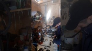 Ремонт задней оси на велосипед