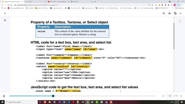 08-26-2021 - JavaScript Review - Part03 смотреть онлайн