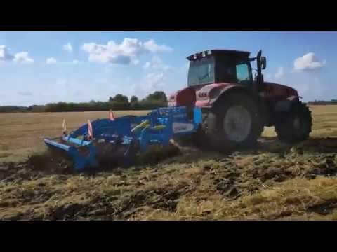 Глубокорыхлитель Диггер 3 Farmet работает с трактором МТЗ522 смотреть онлайн
