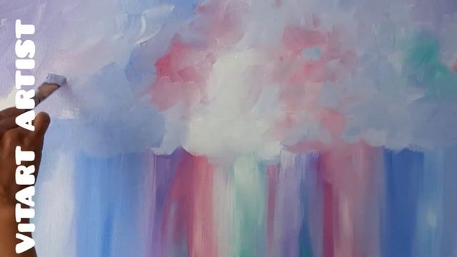 Рисуем абстракцию гуашью. Техника в абстракции. Абстракция.