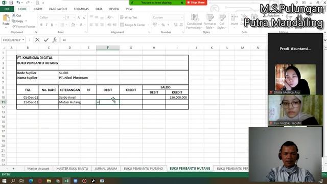 MEMBANGUN SISTEM AKUNTANSI KEUANGAN DENGAN BANTUAN MS EXCEL PART-4 смотреть онлайн