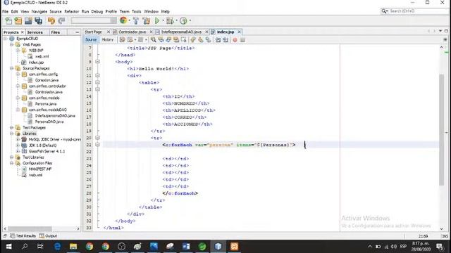 CRUD en Java Web Mysql - Live смотреть онлайн