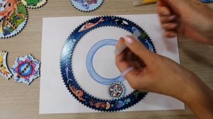 Как рисовать на спирографе