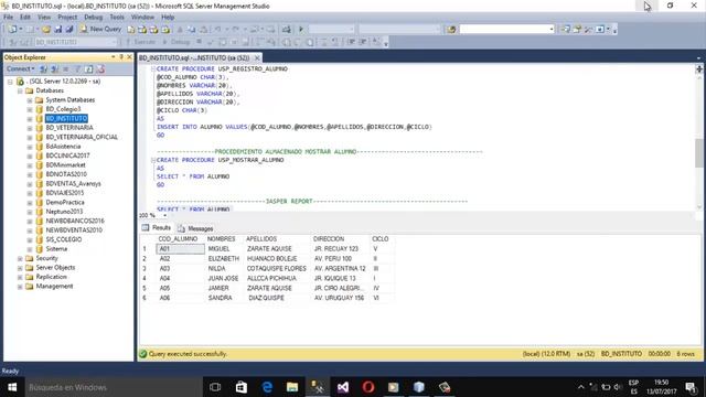 Jasper Reports Java y Sql Server 2014 смотреть онлайн