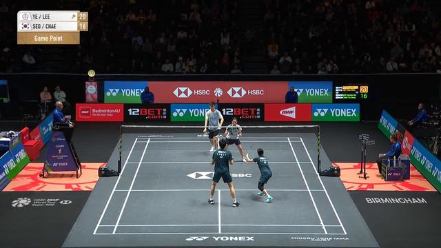 YONEX All England Open 2024 | Ye/Lee (TPE) Vs. Seo/Chae (KOR) [3] | R32