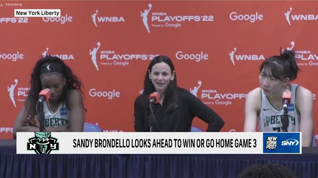 Liberty head coach Sandy Brondello discusses playing in an elimination Game 3 | New York Post Sport смотреть онлайн