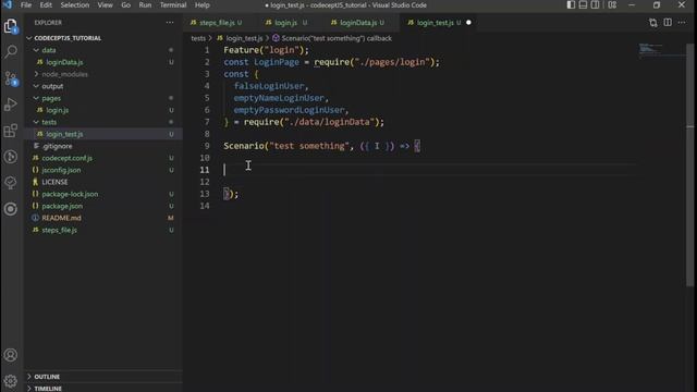 Test Automation Tutorial with CodeceptJs (POM-Page Object Model - English Subtitles) смотреть онлайн