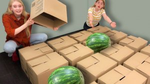 НАЙДИ ПАРУ ПРЕДМЕТОВ ПОДРЯД под КОРОБКАМИ !! Челлендж