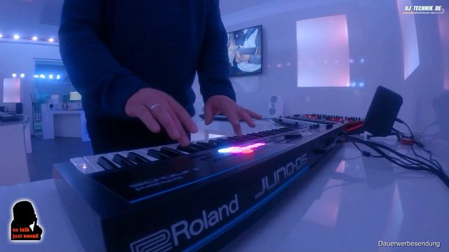 DJ-Technik.de - NO TALK, JUST SOUND – Roland Juno-DS61 – Preset Selection смотреть онлайн