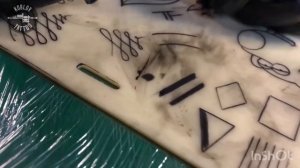 1ч . Плотный покрас и градиент! Полутона! Обучение татуировке!