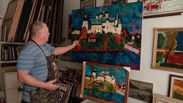 О Создании Композиции и Написание Больших Картин. Bolotov Yuri смотреть онлайн