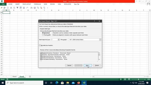 Import data from text file using excel смотреть онлайн