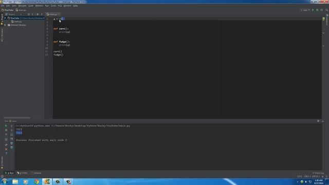 Python Programming Tutorial - 15 - Variable Scope смотреть онлайн