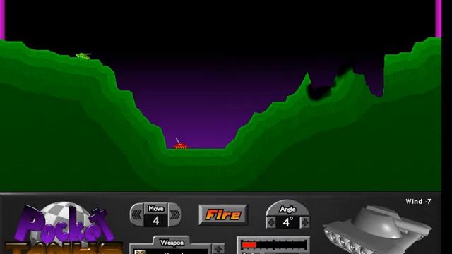 Видео по игре Pocket Tanks. 9 часть смотреть онлайн