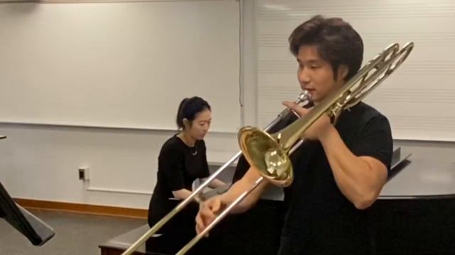 Weber - Romance (Trombone) 부부가 음악을 같이하면 생기는 일 | 트롬본 | 피아노 | Trombone and Piano смотреть онлайн