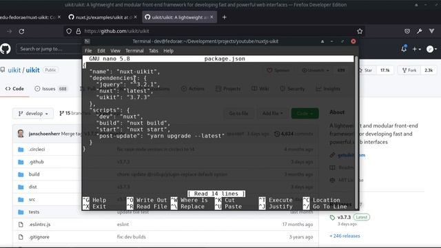 Updating the Nuxt + UIKit Vuejs Project on GitHub - Fedorae Education смотреть онлайн