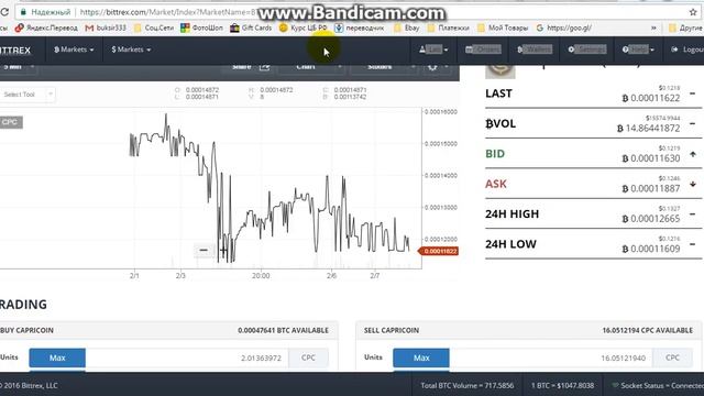 Как работает Bittrex -2 часть смотреть онлайн
