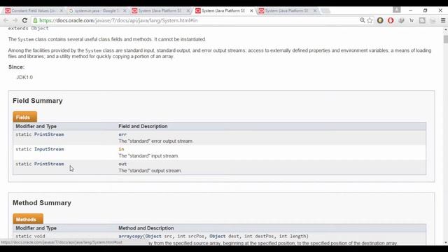 Java Beginners Tutorials #38 Documentation of built-in System Class смотреть онлайн