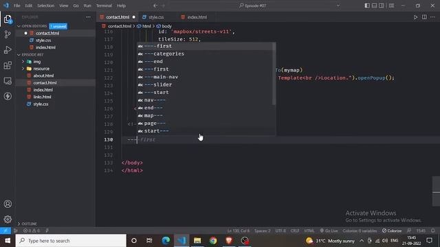 How to Create Contact Section in Website | HTML CSS Bootstrap Tutorial | Episode #07 смотреть онлайн