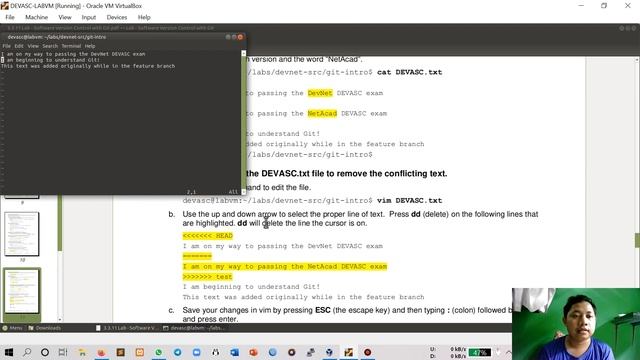 3.3.11 Lab - Software Version Control with Git part 5-7 | Cisco DevNet смотреть онлайн