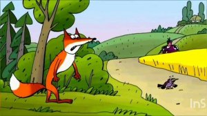 Лиса и дрозд. /русская народная сказка/