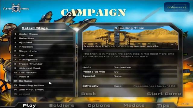 Strike Force Heroes - Gameplay [Campaign Walkthrough 14] смотреть онлайн