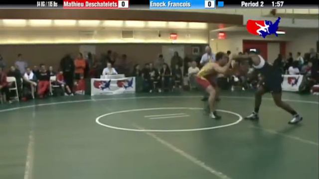 FS 84 KG - R32 - Mathieu Deschatelets (CAN) vs. Enock Francois (West Point) смотреть онлайн