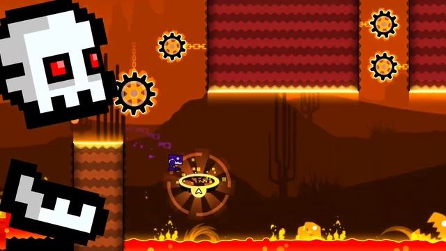 как собрать все монеты в Press start (geometry dash sub zero новая версия) смотреть онлайн