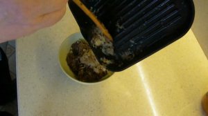 Икра из солёных грибов.