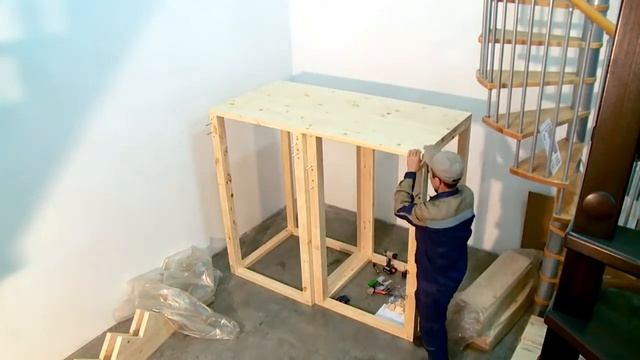 Как собрать лестницу с площадкой на примере К-004м смотреть онлайн