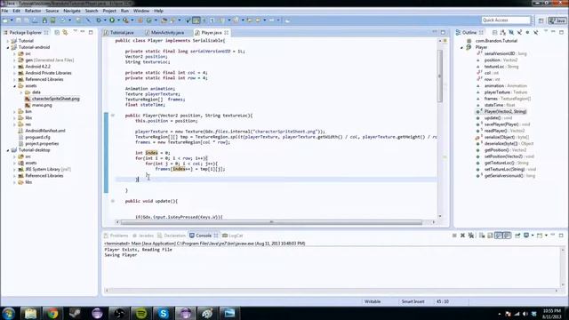 Android Game Development in Java - Part 5: Animation смотреть онлайн
