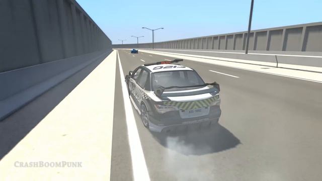 Crazy Police Chases #18 - BeamNG Drive Crashes смотреть онлайн