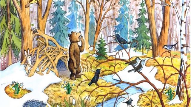 Развитие речи "Путешествие в весенний лес" смотреть онлайн