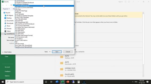 Excel - save files in 97- 2003 format || Why we save our files in 97- 2003 format смотреть онлайн
