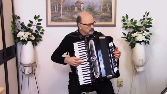 "Little Toccata" by Canadian Sam Dolin played on bassetti free-bass accordion смотреть онлайн
