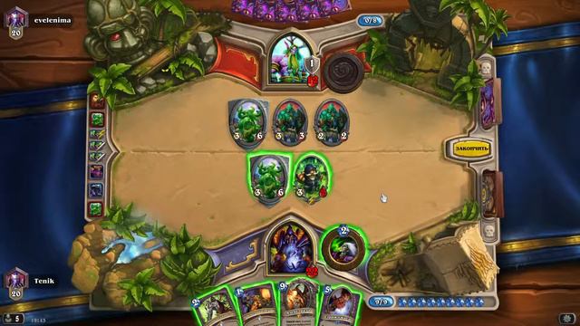 Hearthstone 6846 Rank 20 Warlock vs Druid! + 2 Gadgetzan Pack смотреть онлайн