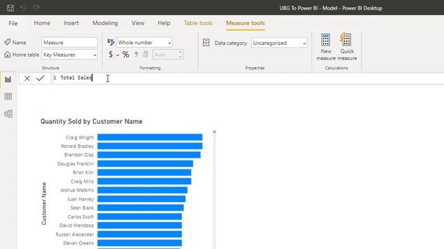 Simple Measures - (1.11) Ultimate Beginners Guide to Power BI 2020 смотреть онлайн
