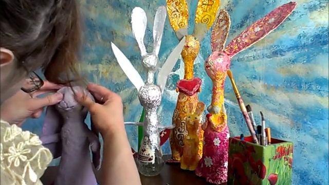 уроки папье-маше Татьяны Молодой - урок №3