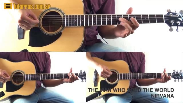 THE MAN WHO SOLD THE WORLD de Nirvana en Guitarra electrica DEMO COVER смотреть онлайн