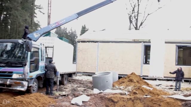 Монтаж автономной канализации Астра 75. Установка автономной канализации под ключ. SeptikEco. смотреть онлайн