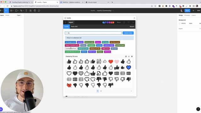 Des milliers d'icônes vectorielles gratuites [ Plugin Figma Iconify ] смотреть онлайн
