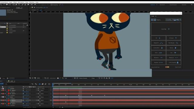 Походка в Adobe After Effects | Night in the woods - Анимация персонажей смотреть онлайн