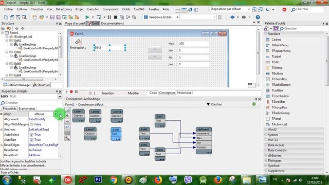 Rad Studio Delphi 017 UpDown - 002 LiveBindings (Max Min Inc Pos) смотреть онлайн