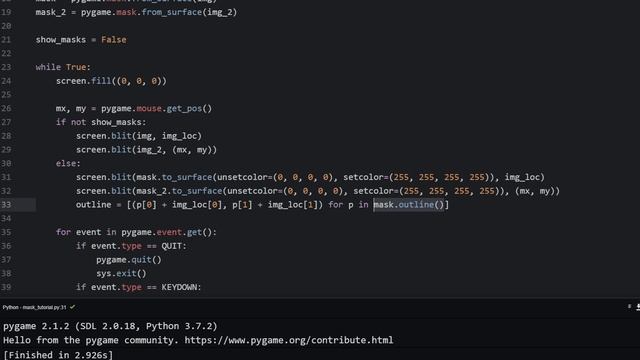 Masks (and Pixel-Perfect Collisions) - Pygame Tutorial смотреть онлайн