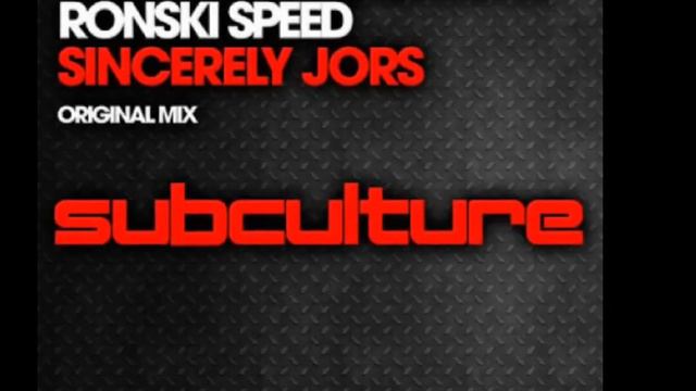 John O'Callaghan & Ronski Speed - Sincerely JORS (Original Mix)