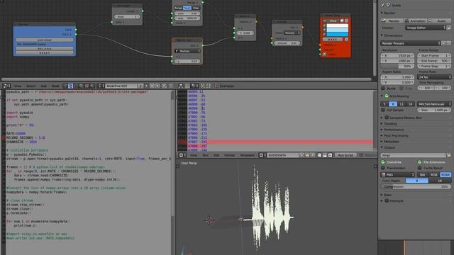LIVENODING 985 / Blender Realtime Audio with AN and SV смотреть онлайн
